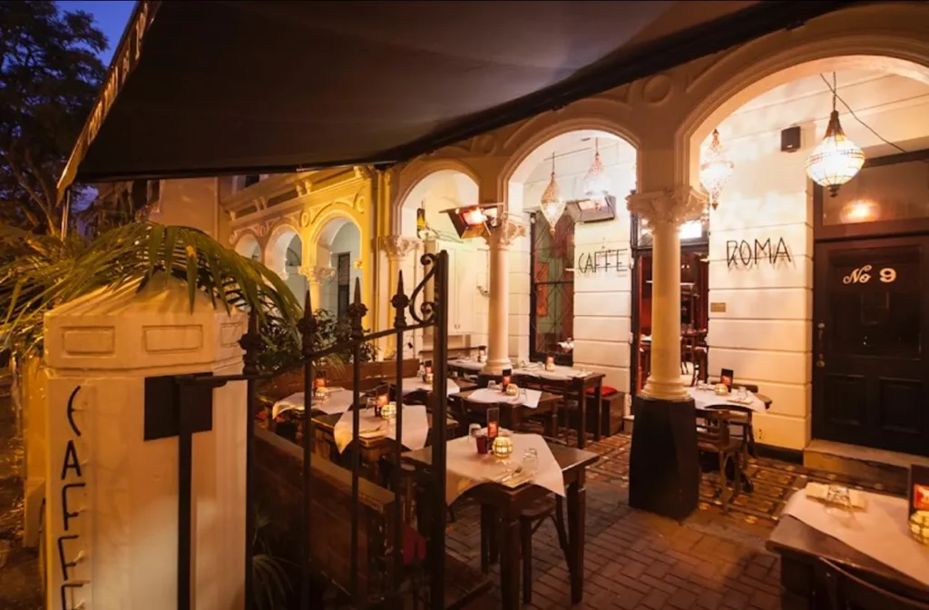 Cafe Roma Potts Point interior and Kitchen